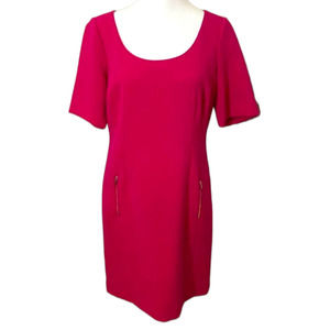 Ann Taylor Petite Short Sleeve Sheath Dress, 10 Petite